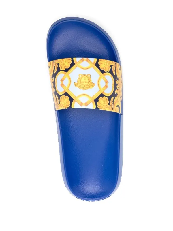 Versace hot sale baroque slides