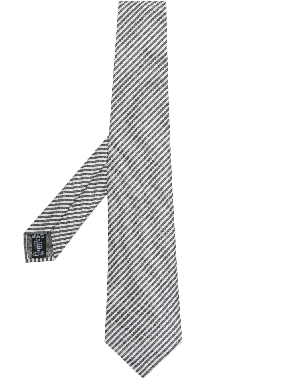 

Emporio Armani striped pattern tie - Grey