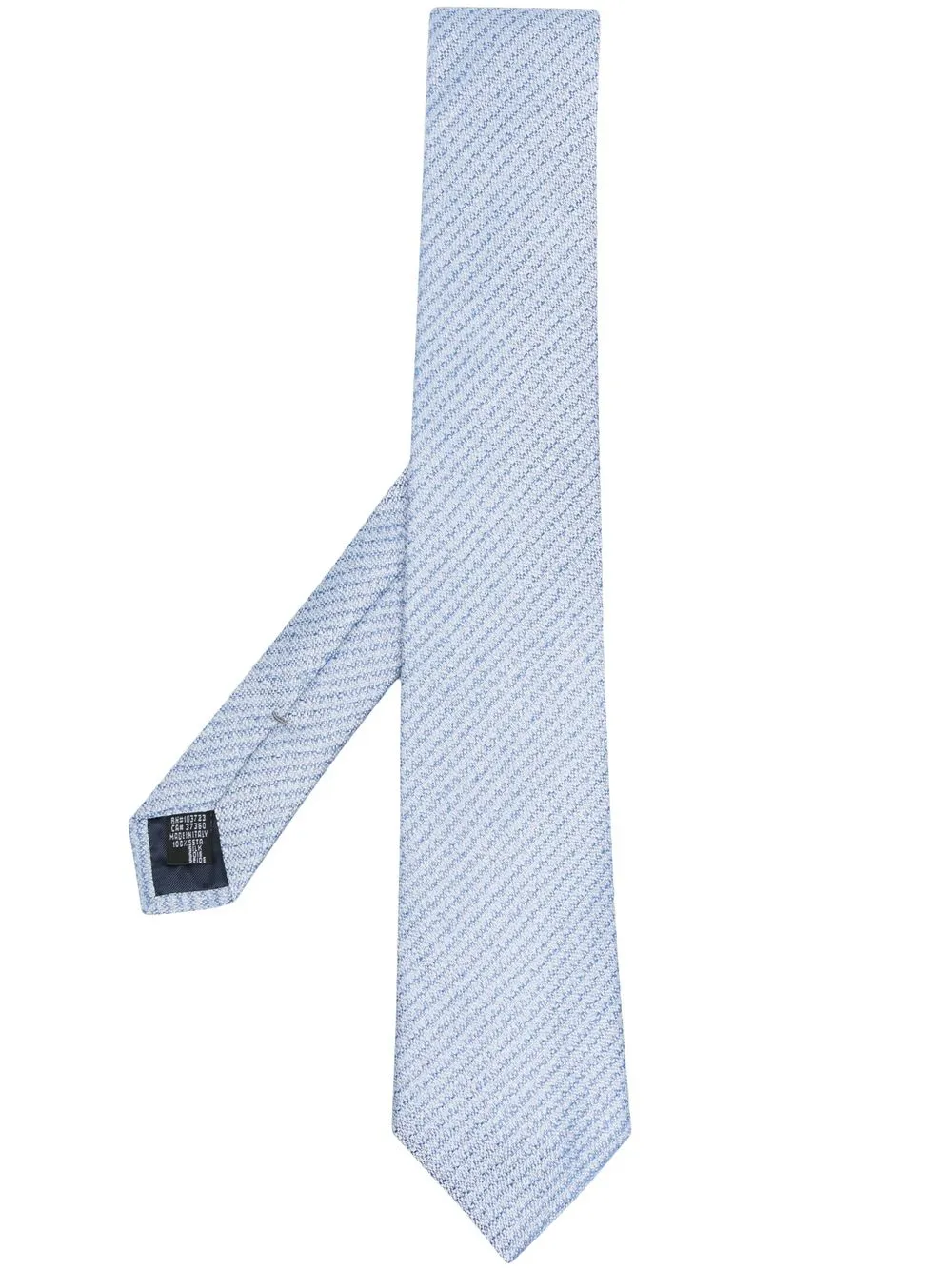 

Emporio Armani textured silk tie - Blue