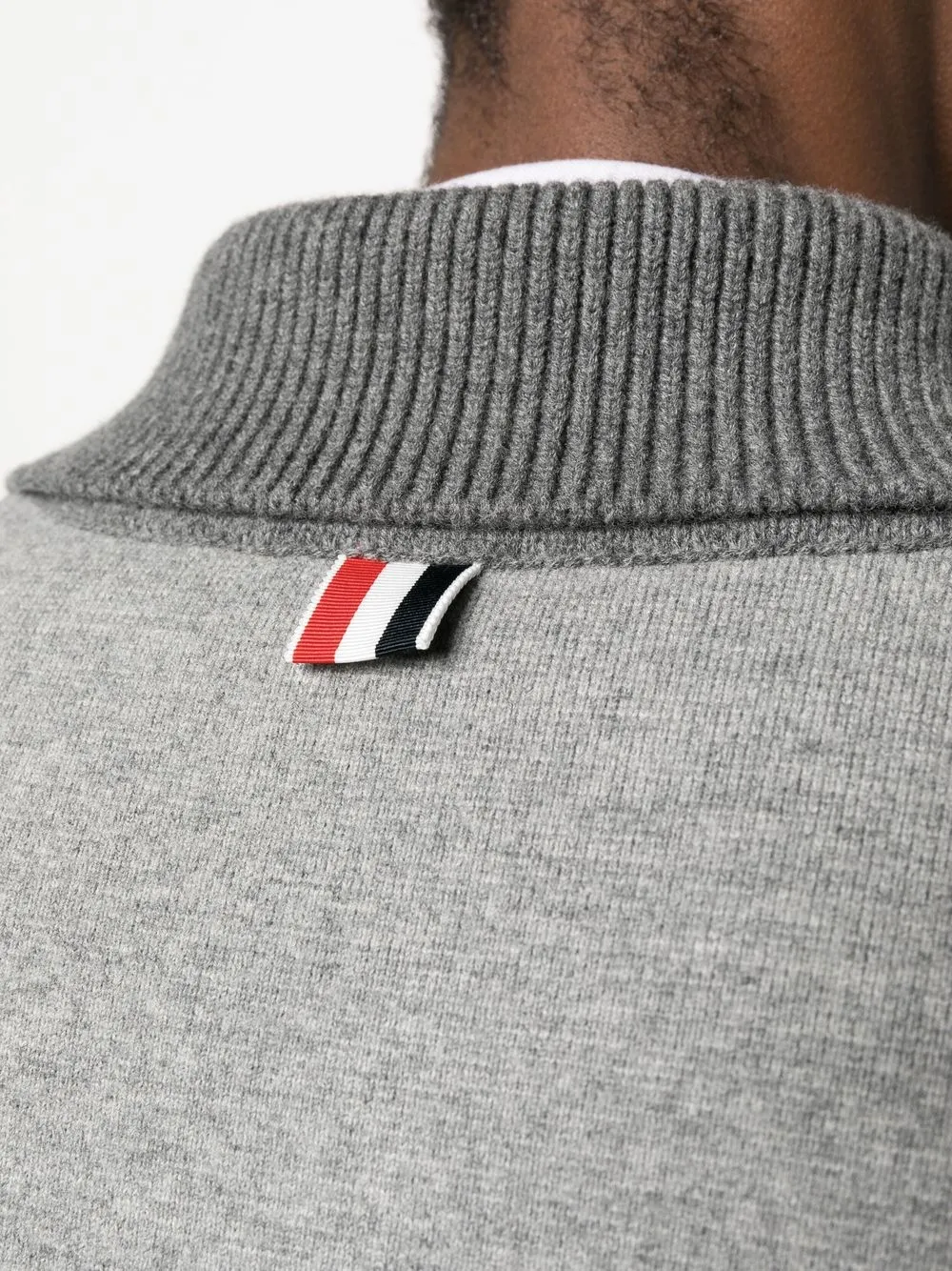 Thom Browne Vest met patchwork Grijs