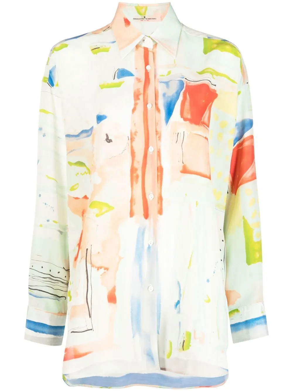 

Ermanno Scervino all-over graphic-print shirt - Green