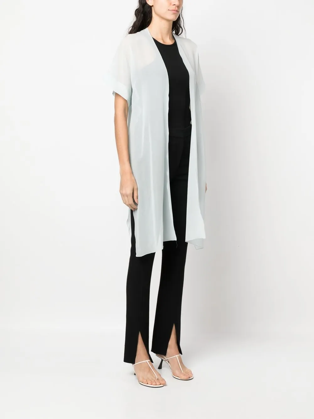 D Exterior Transparent Tie up Tunic Farfetch d-exterior-transparent-tie-up-tunic-farfetch