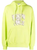 Bonsai slogan-print hoodie - Green