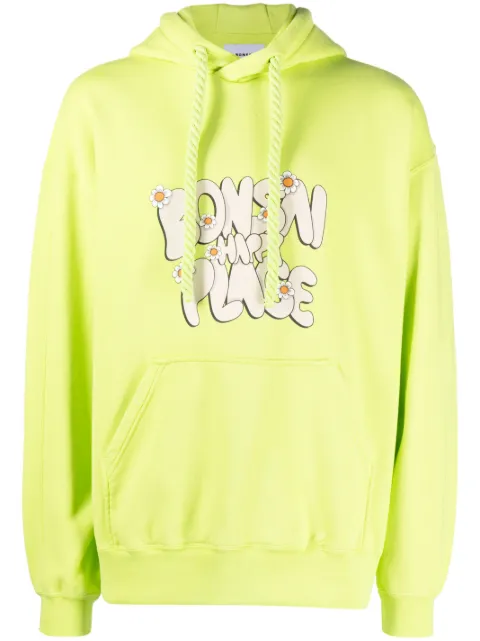 Bonsai hoodie con eslogan estampado