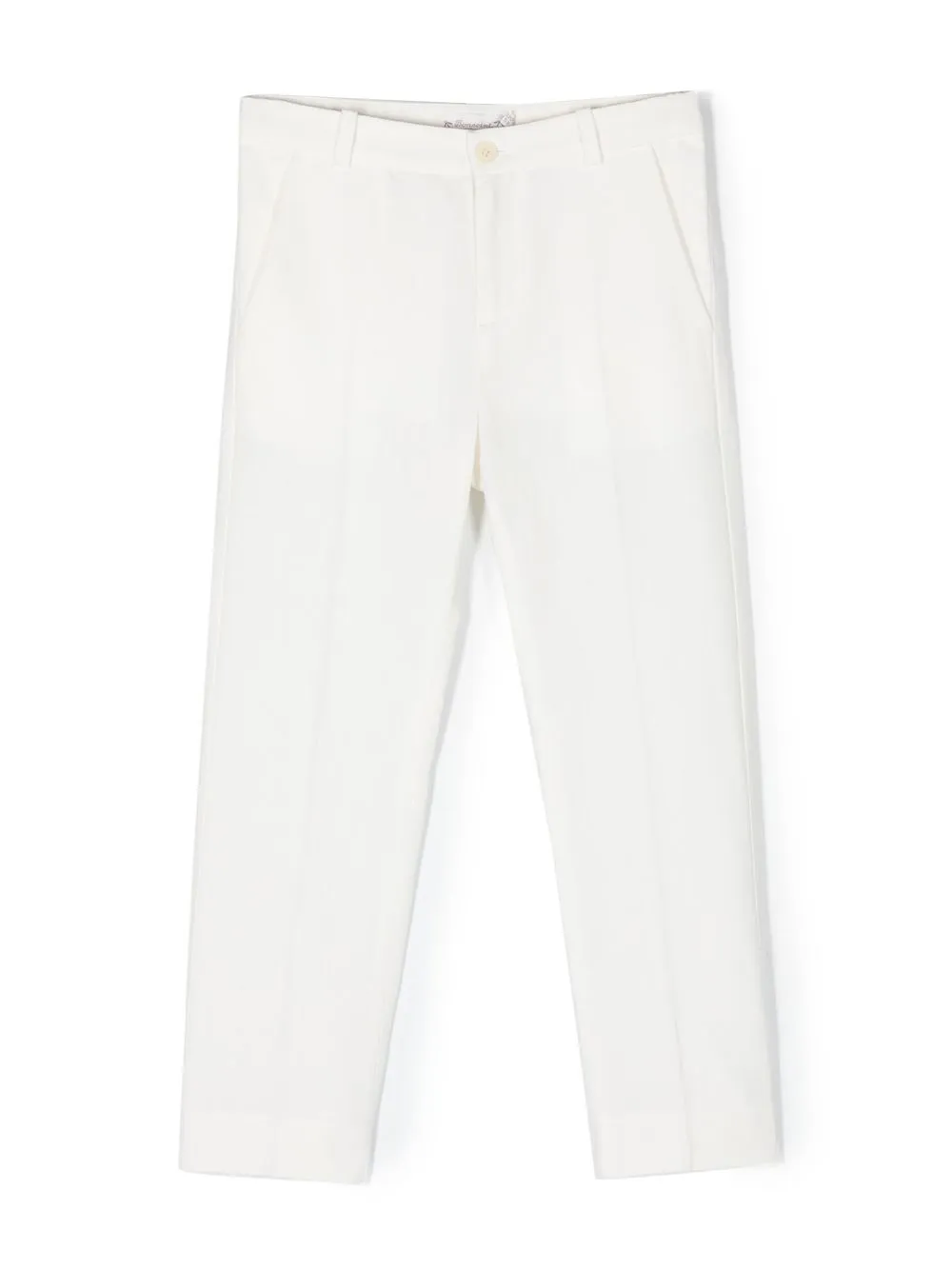 

Bonpoint cotton straight-leg trousers - White
