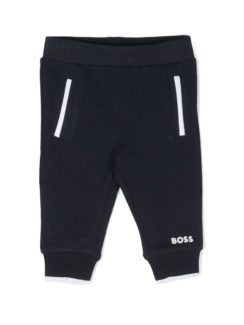 

BOSS Kidswear shorts con logo estampado - Azul