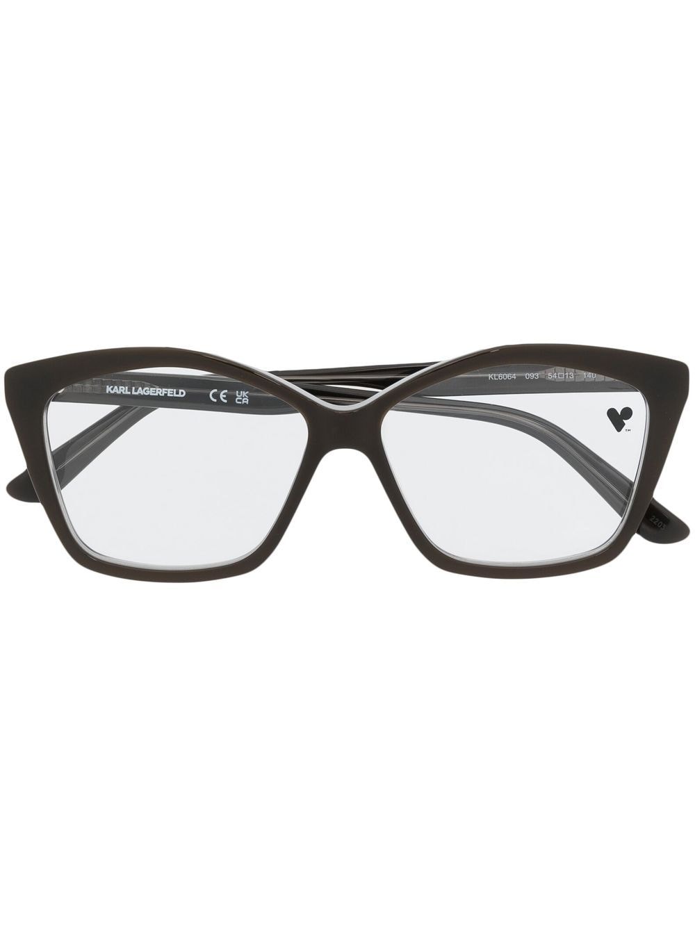 Karl Lagerfeld logo-plaque Arm Glasses - Farfetch