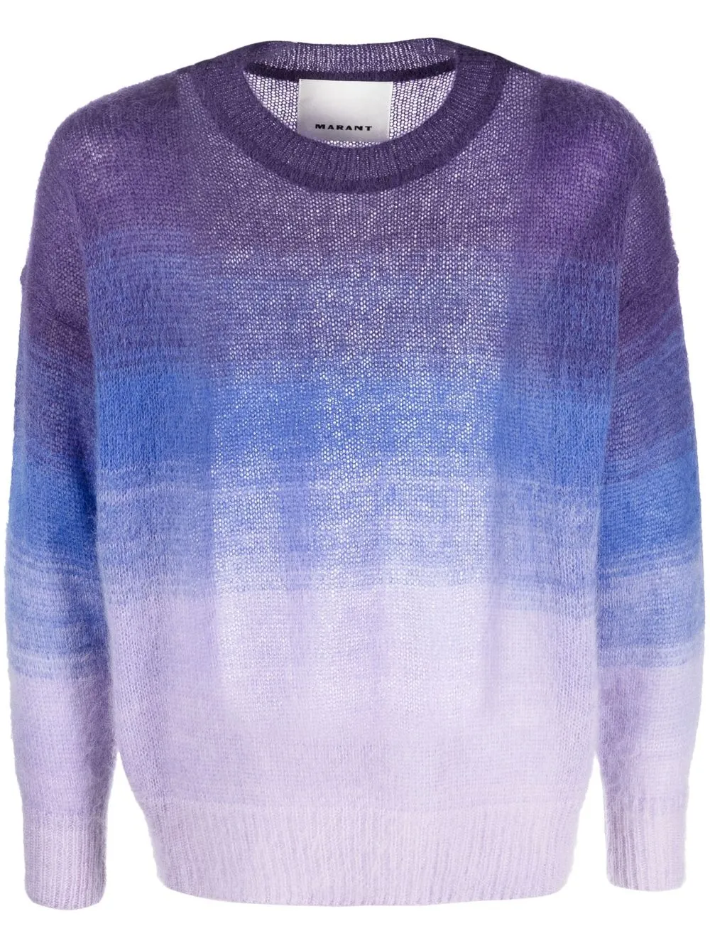 

Isabel Marant striped knitted jumper - Purple