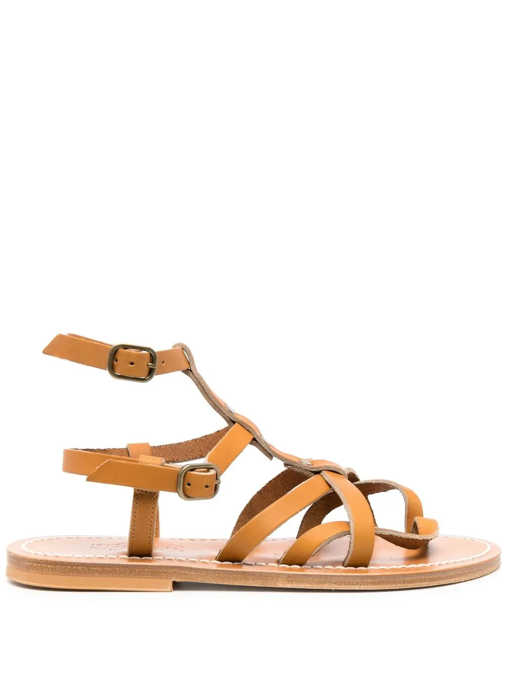 

K. Jacques leather gladiator sandals - Neutrals