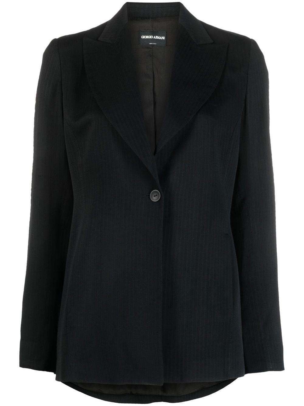 

Giorgio Armani Pre-Owned 2000s single-breasted blazer - Black