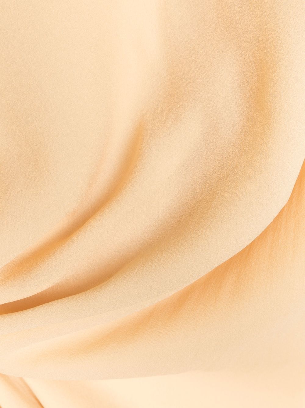 Shop Alberta Ferretti Classic Solid Silk Scarf In Gelb