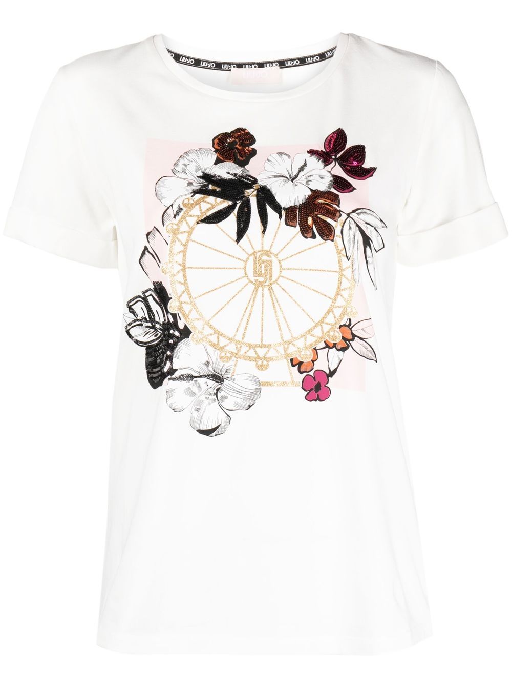 

LIU JO graphic print t-shirt - White