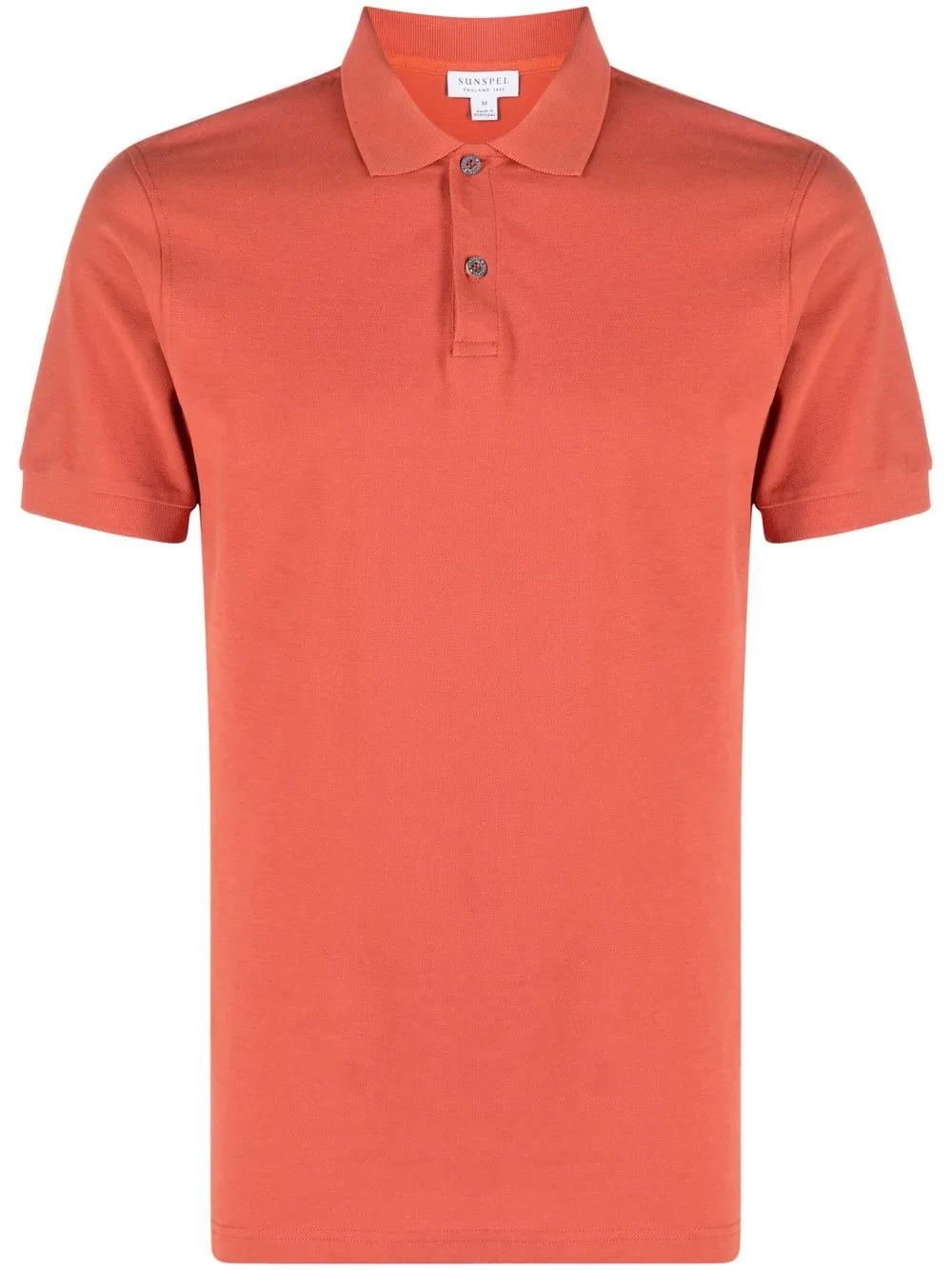 

Sunspel short-sleeve cotton polo shirt - Orange