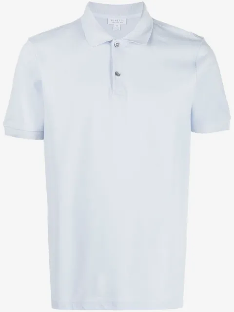 Sunspel playera tipo polo manga corta