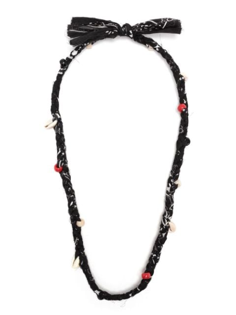 Alanui cowrie shell-embellished necklace