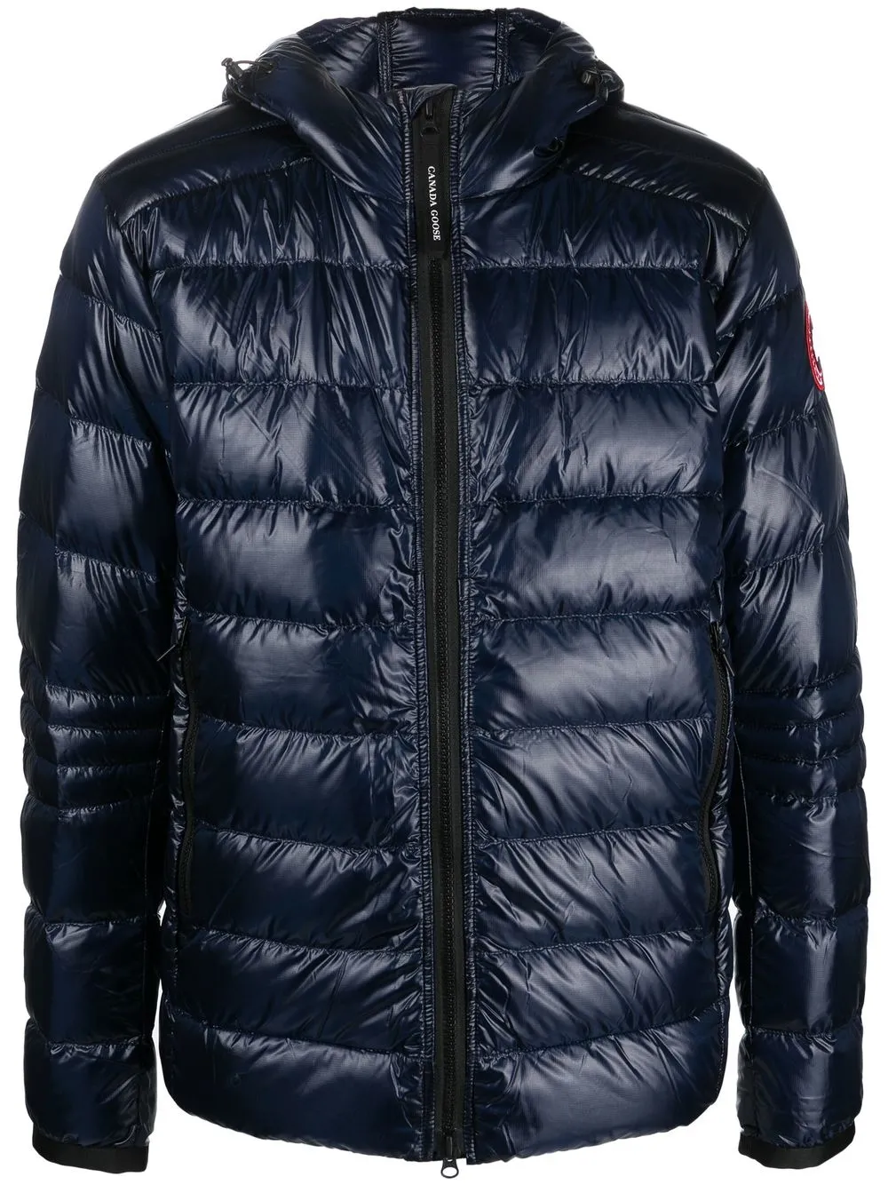 

Canada Goose chamarra capitonada con parche del logo en la manga - Azul