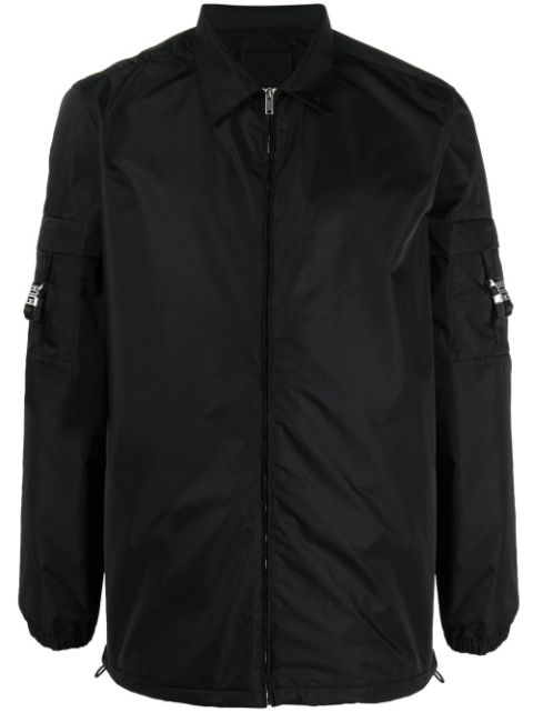 Givenchy 4G buckled-pocket overshirt Men