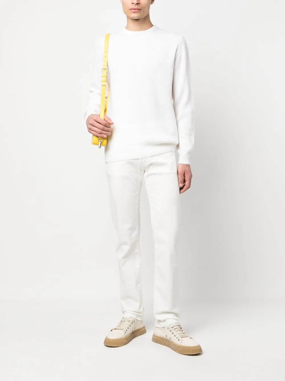 Eleventy Kasjmier sweater - Wit
