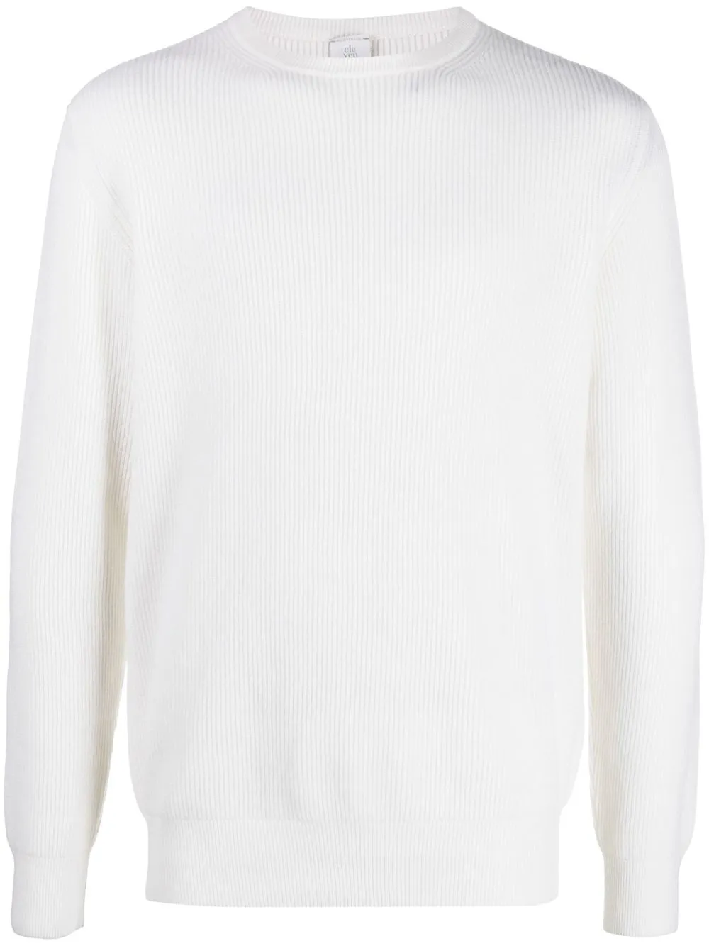 

Eleventy ribbed-knit cashmere sweatshirt - White