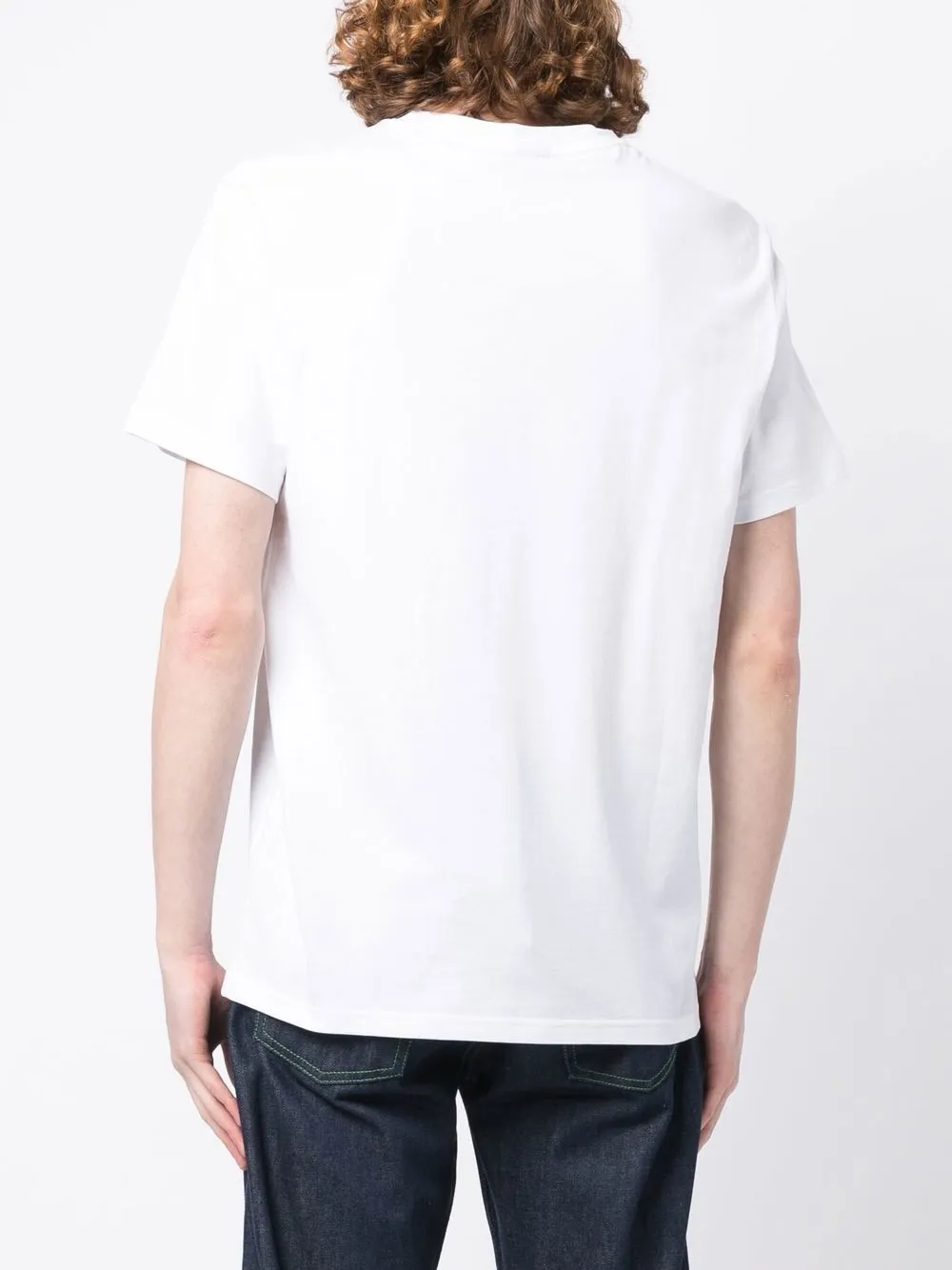 Hugo Boss Logo-print Crew-neck T-shirt In White