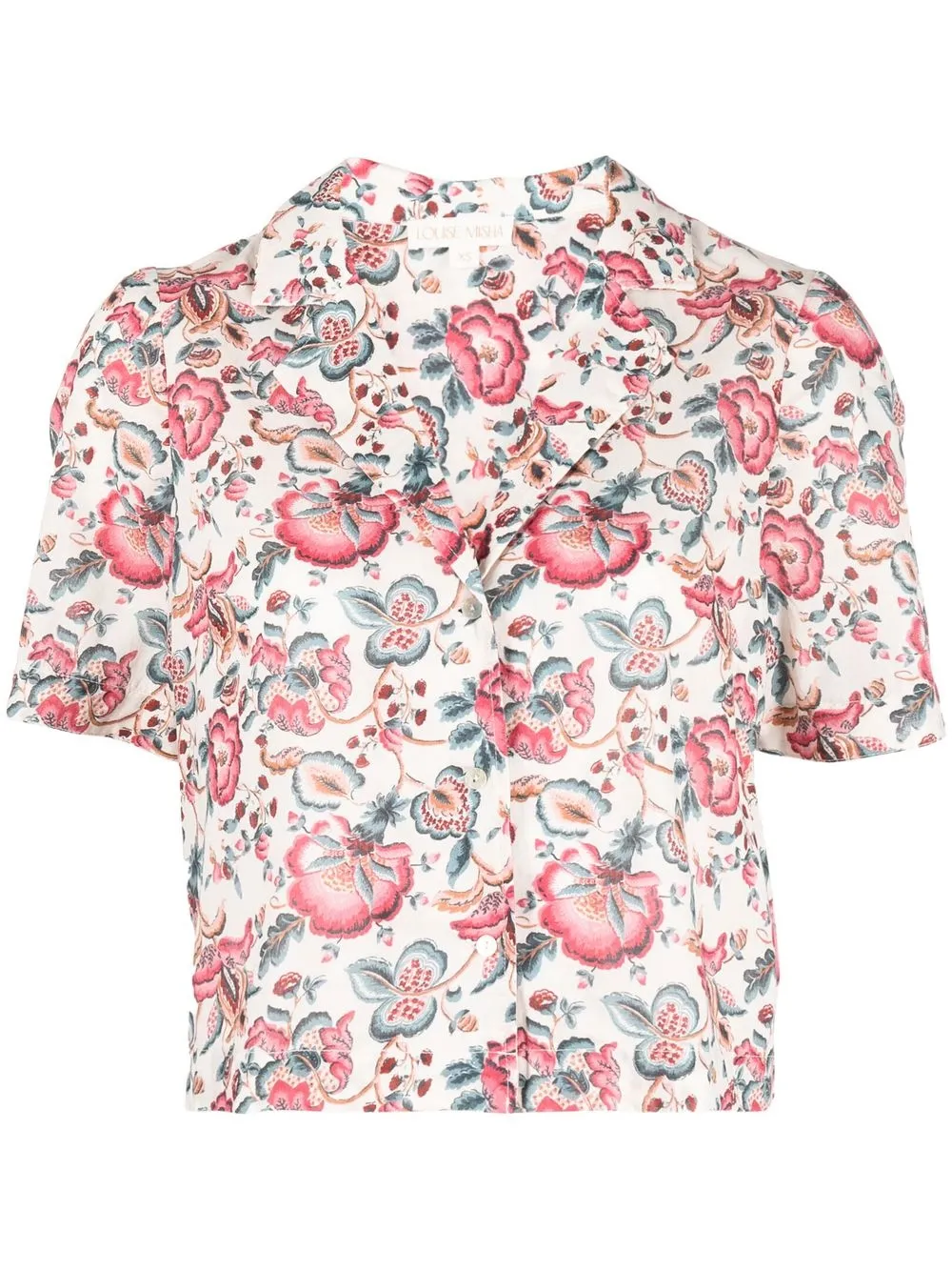 

Louise Misha camisa corta con estampado floral - Rosado