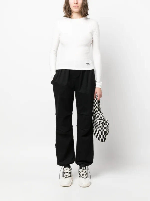 Tシャツ・カットソー Y-3 T-Shirt In Cotone Con Logo 19734512_44490840_600.jpg