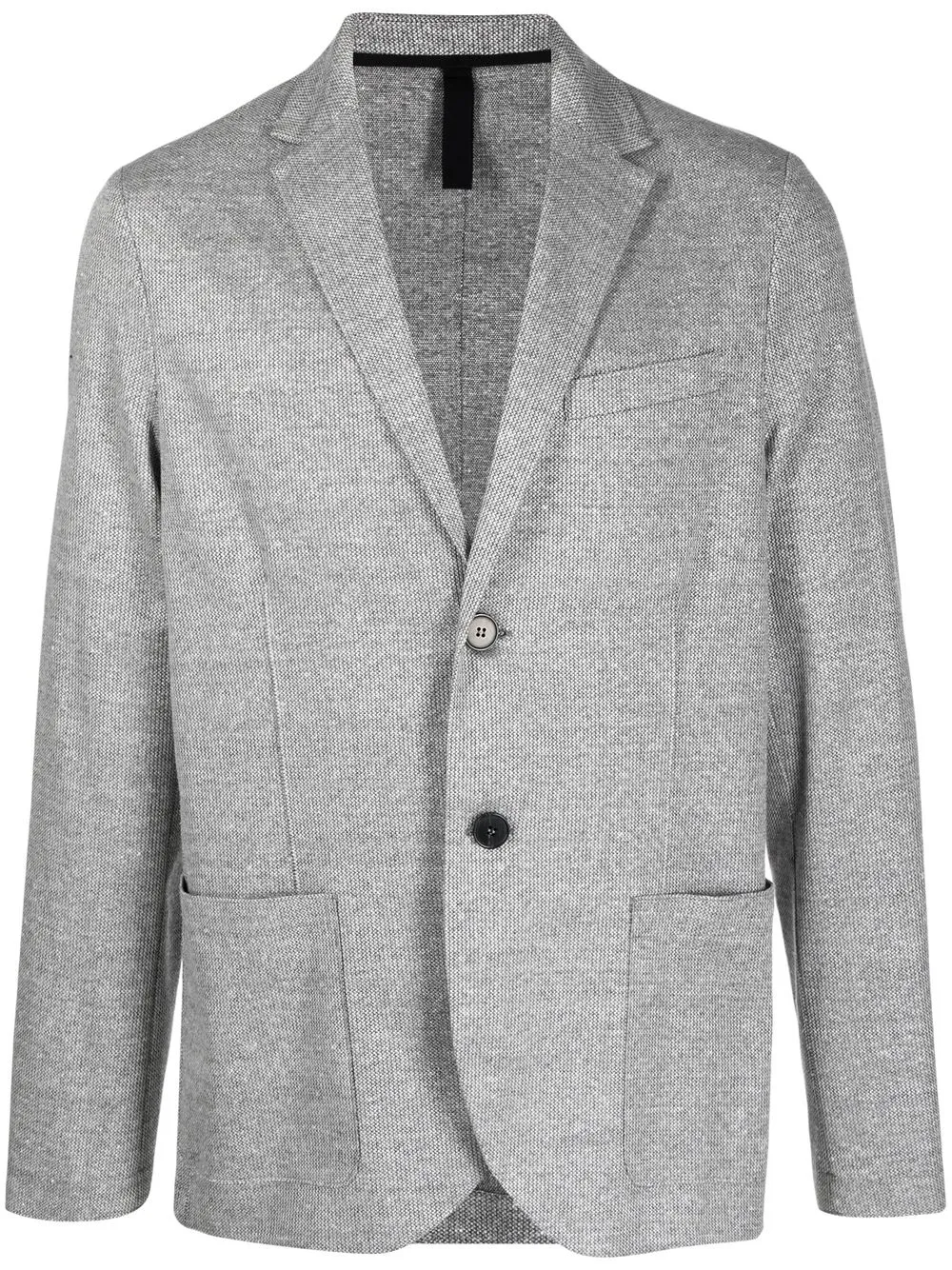 

Harris Wharf London notched-lapels single-breasted blazer - Grey