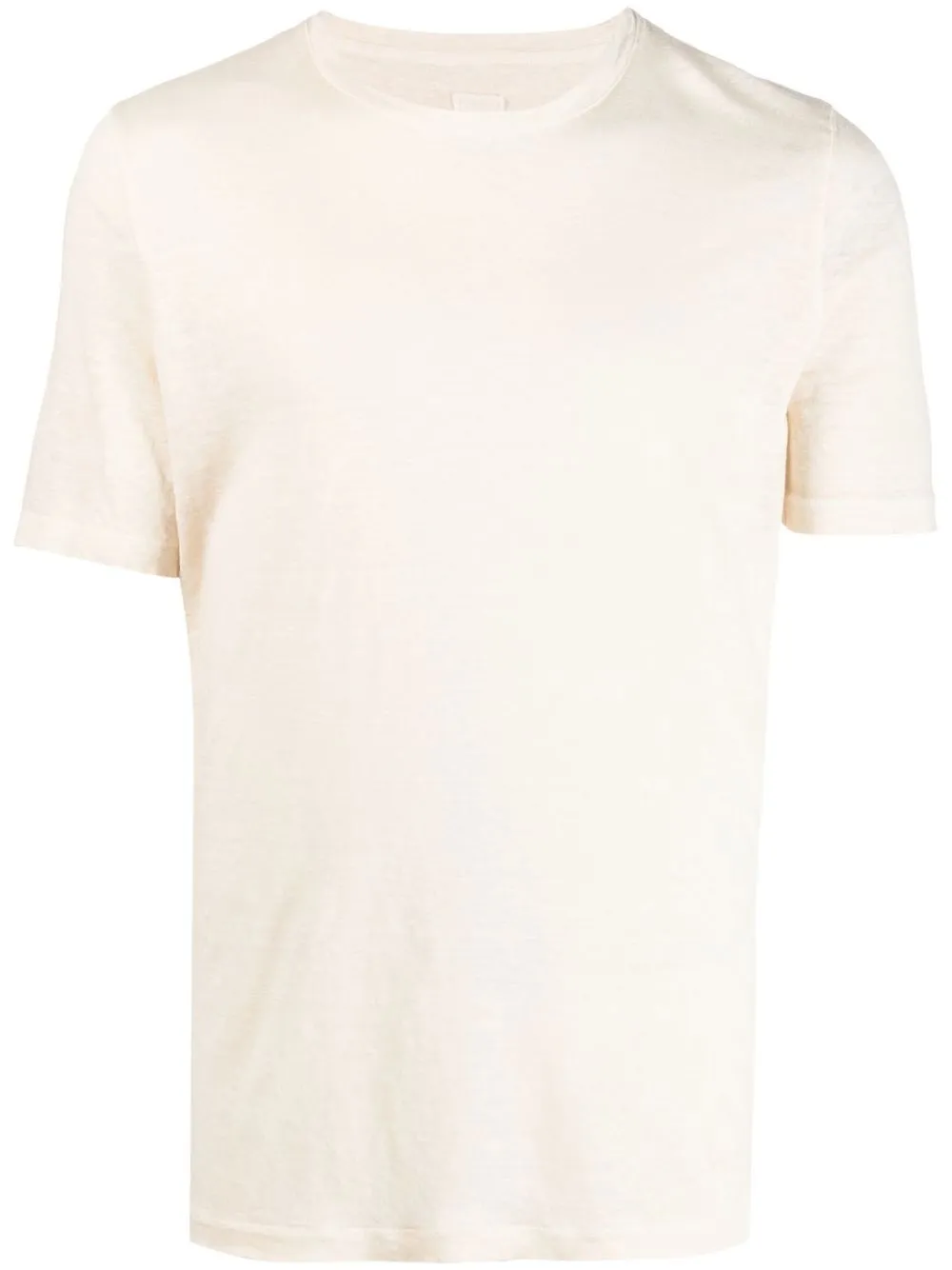 

120% Lino mélange short-sleeve T-shirt - Neutrals