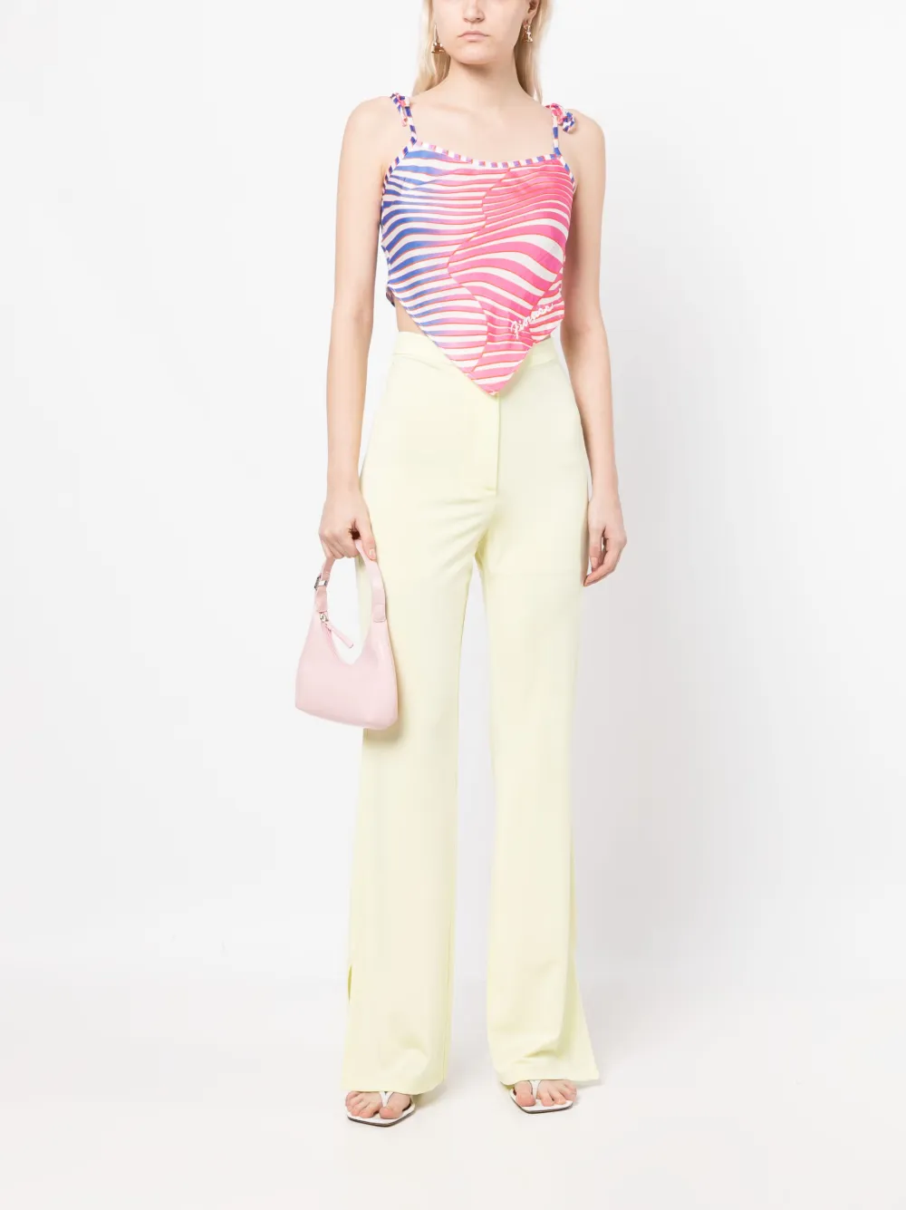 FIORUCCI ANGELS-MOTIF KNITTED MINI DRESS