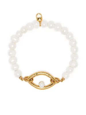 Nialaya Jewelry Love ケーブルチェーン ブレスレット | ゴールド 