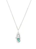 Capsule Eleven Capsule Turquoise pendant necklace - Silver