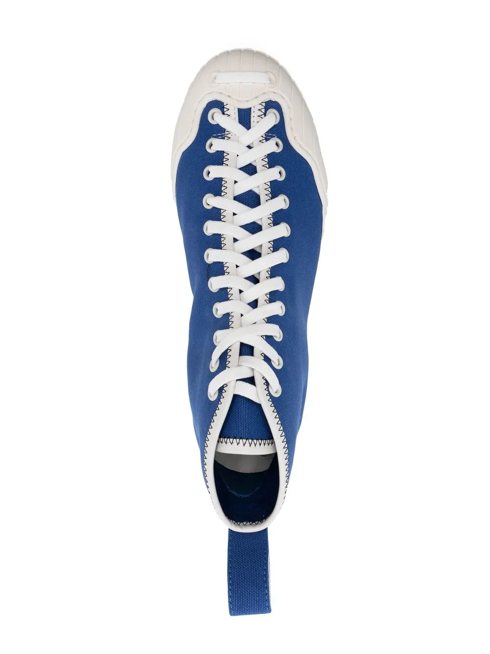 Sunnei High-top Lace-up Sneakers In Blue