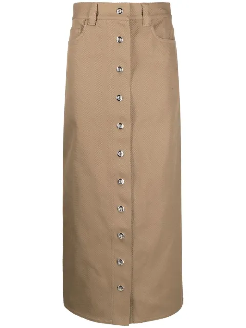 Sunnei buttoned straight skirt