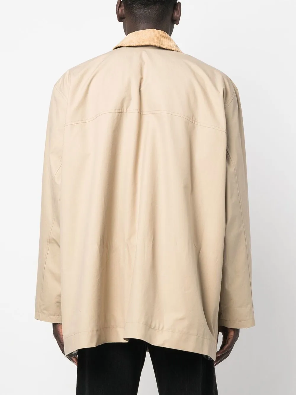 Martine Rose Trench Hanging Sports Casual In Brown