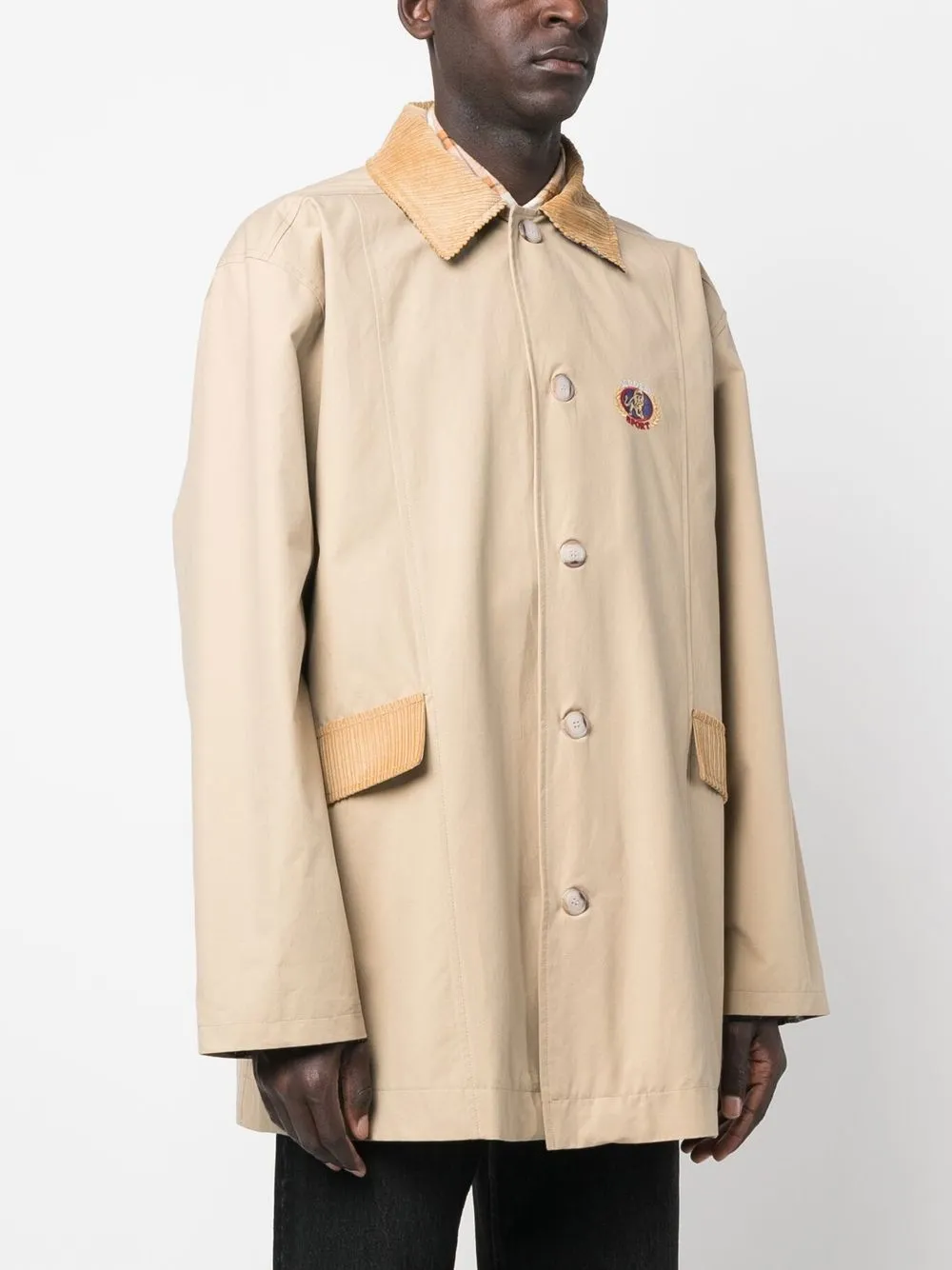 Martine Rose Trench Hanging Sports Casual In Brown