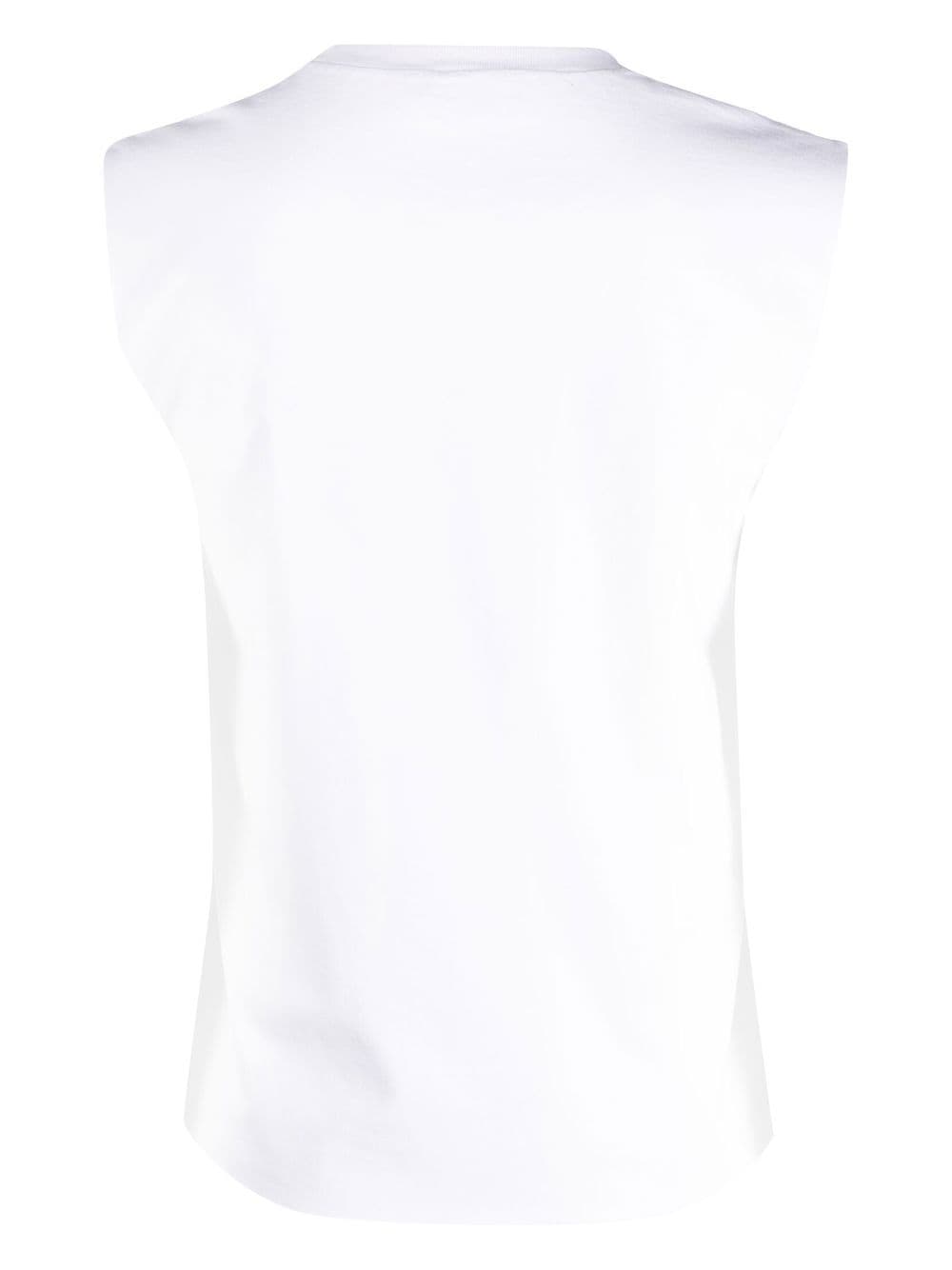 Auralee T-shirt met ronde hals - Wit