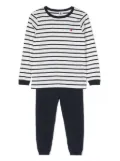 Petit Bateau stripe-print two-piece set - Blue