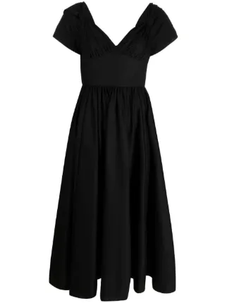 green emerald velvet dress Nmoder Women's Casual Wrap Flared Midi Dress Wedding Guest Cocktail Tea  Dresses A-Line Swing V-Neck 3/4 Sleeve Black M at Amazon Women's Clothing  store