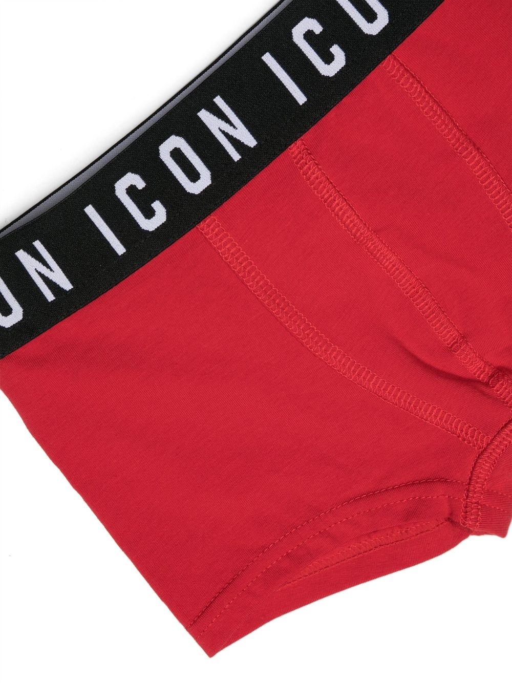 Shop Dsquared2 Logo-waistband Boxers Set Of 2 In 红色