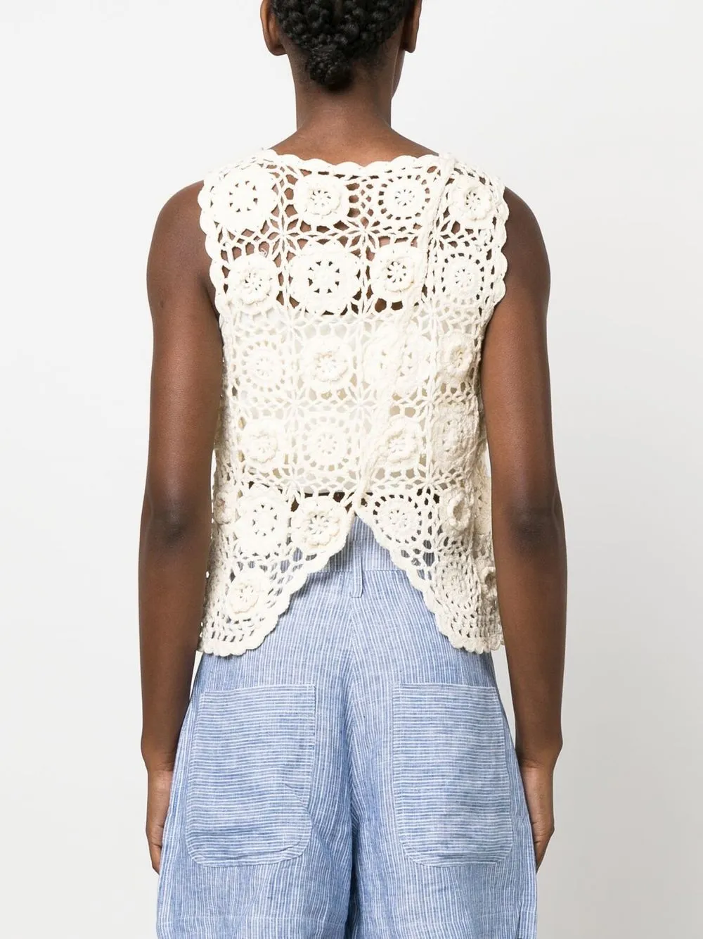 Louise Misha Crochet Knit Tank Top Farfetch