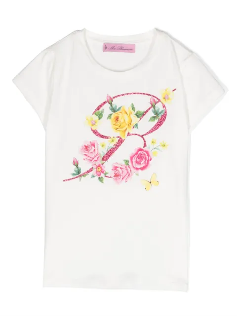 Miss Blumarine Camiseta com estampa floral