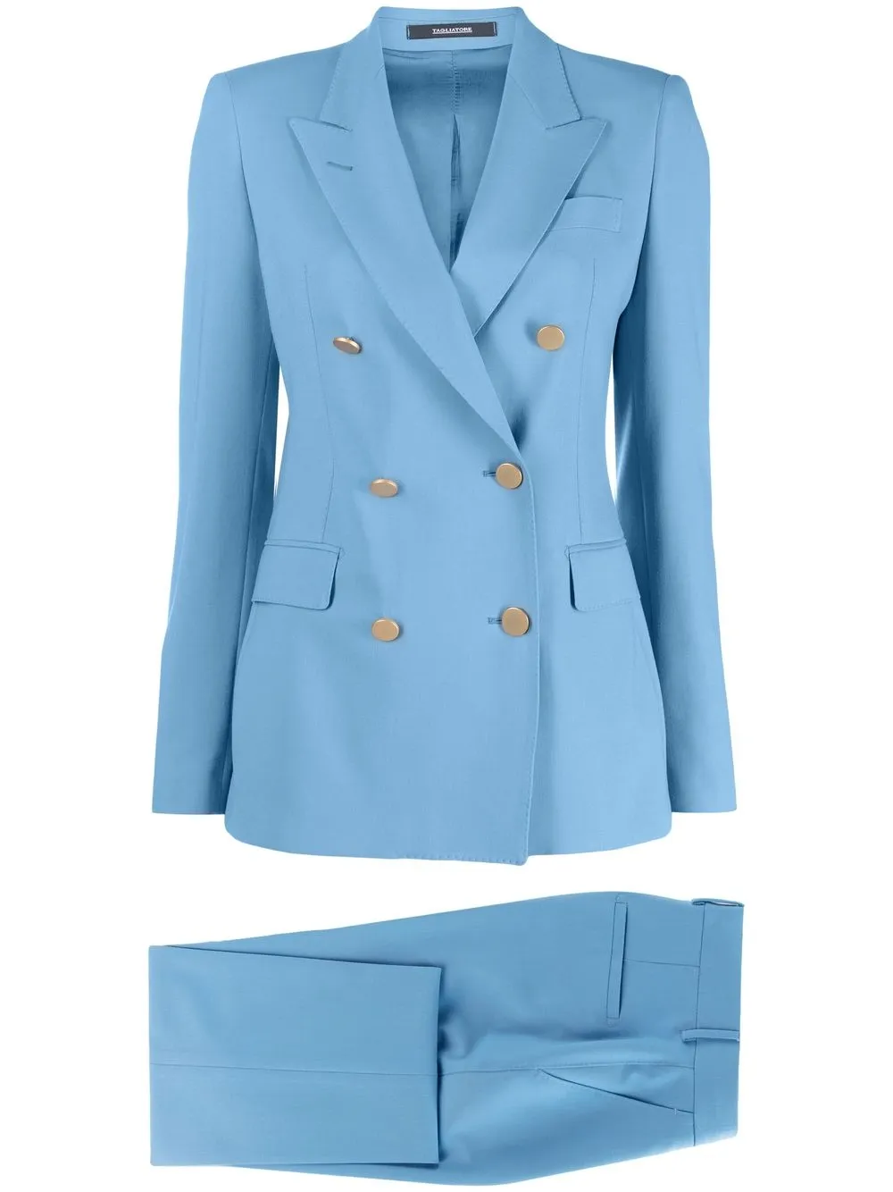 

Tagliatore double-breasted trouser suit - Blue