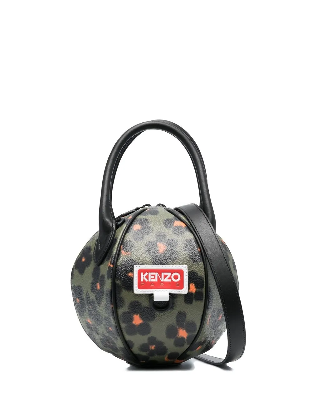 

Kenzo logo-patch beach-ball bag - Green