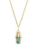 Capsule Eleven Capsule Turquoise pendant necklace - Gold