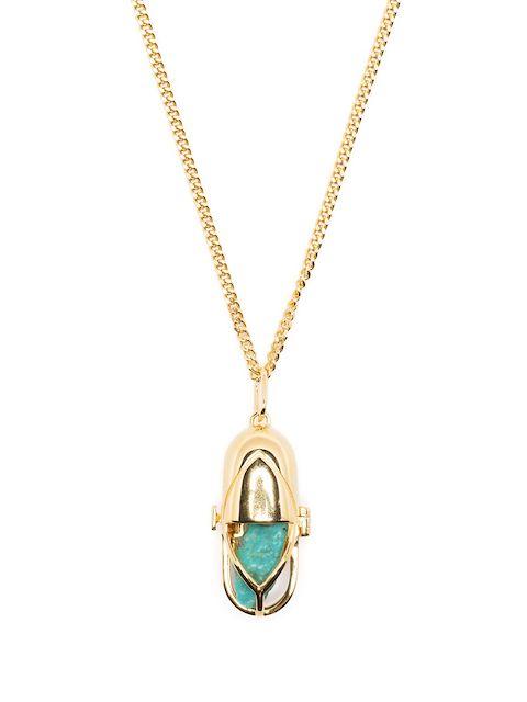 Capsule Eleven Capsule Turquoise pendant necklace