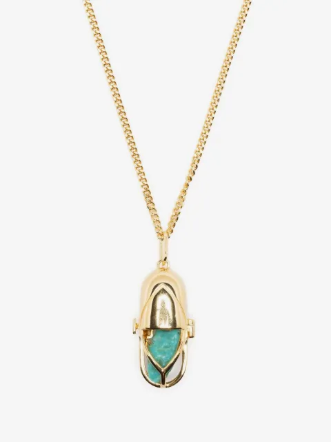 Capsule Eleven collar con dije Capsule Turquoise