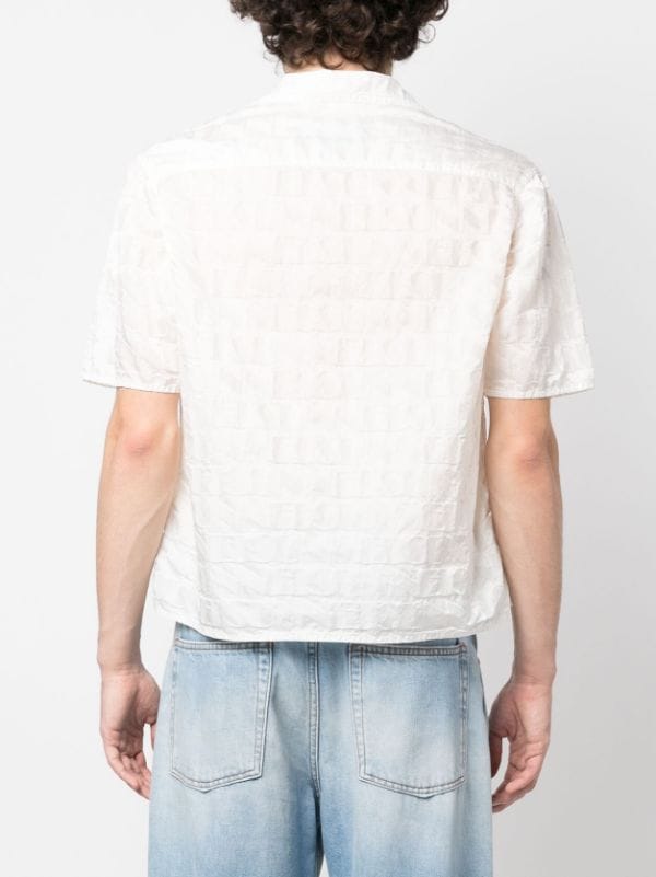 Monogram Workwear Short-Sleeved Shirt - Luxury White