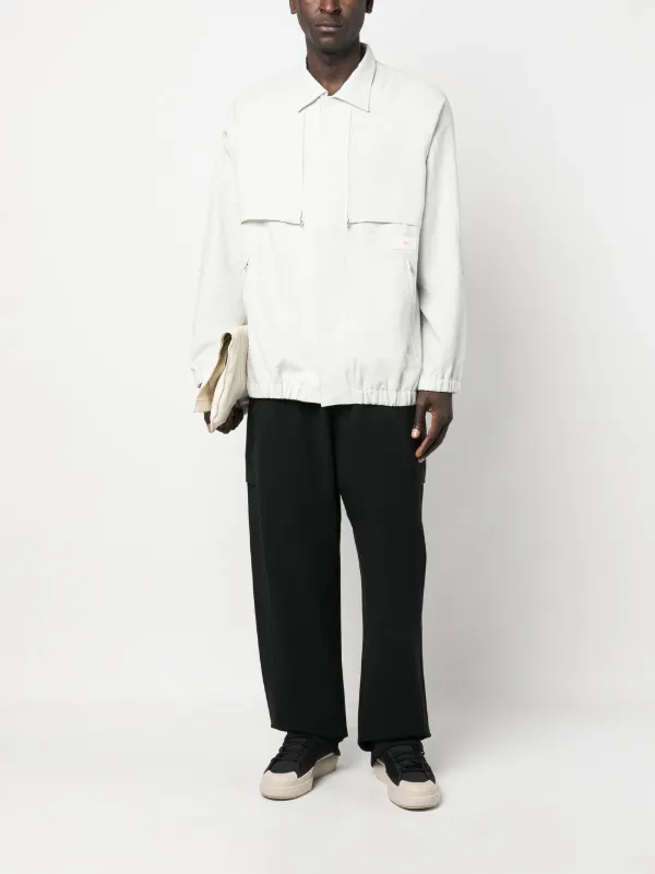 Y-3 コンシールフロント ジャケット | グレー | FARFETCH JP