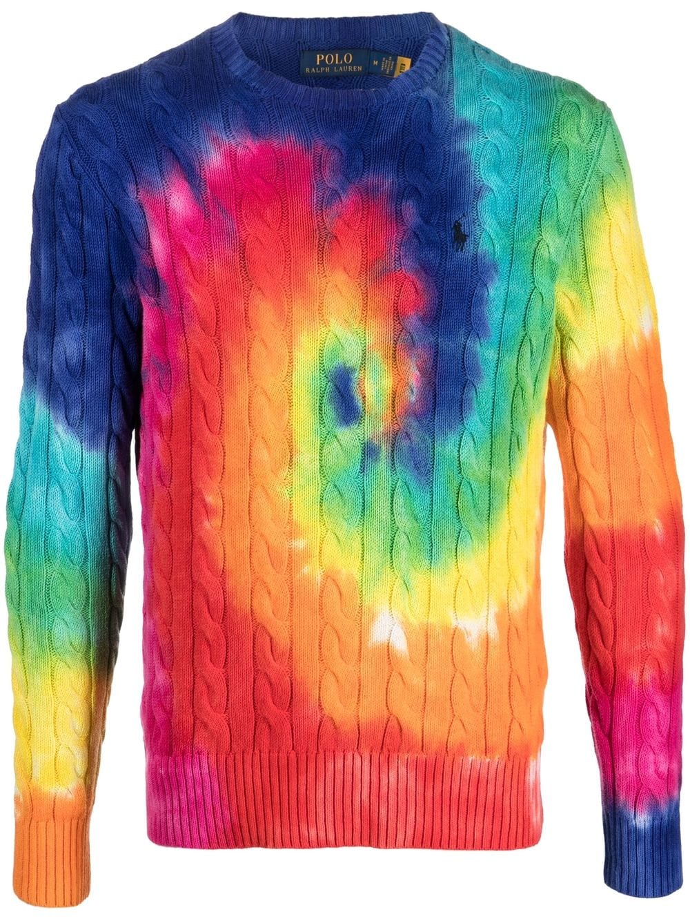 Tie dye 2025 polo sweater