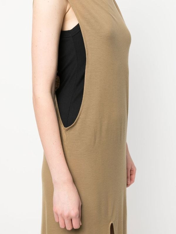 Auralee front-slit cut-out Dress - Farfetch